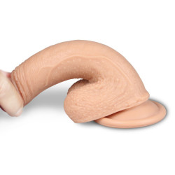 LoveToy Nature Cock Gode réaliste DUAL Silicone 13 x 3.5 cm Chair
